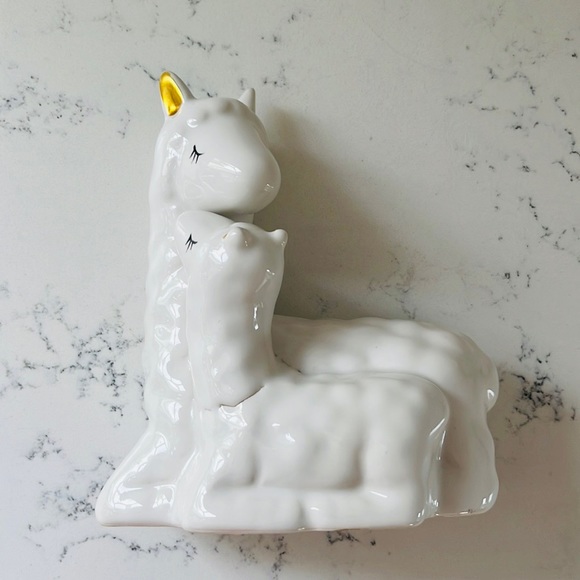 White Ceramic Lamb Coin Bank - Picture 8 of 9